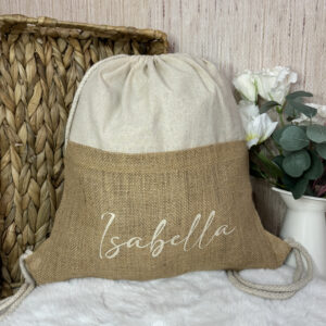 Mochila de yute