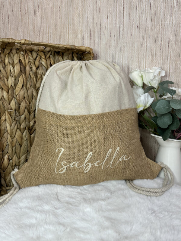 Mochila de yute